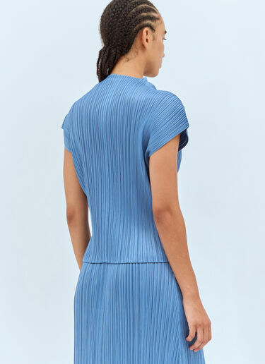 Pleats Please Issey Miyake June 高领上衣 蓝色 plp0257019