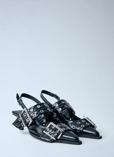 GANNI Slingback Pumps Black gan0263059
