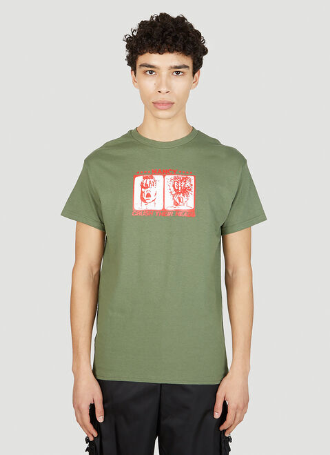 Nancy Crush Their Heads Tシャツ グリーン ncy0153007