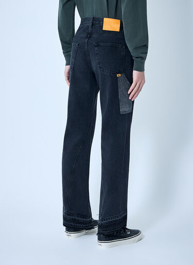 Gallery dept. Twisted Wide Leg Jeans Black gdp0162069