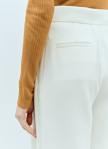 Max Mara Cady Tuxedo Pants White max0256044