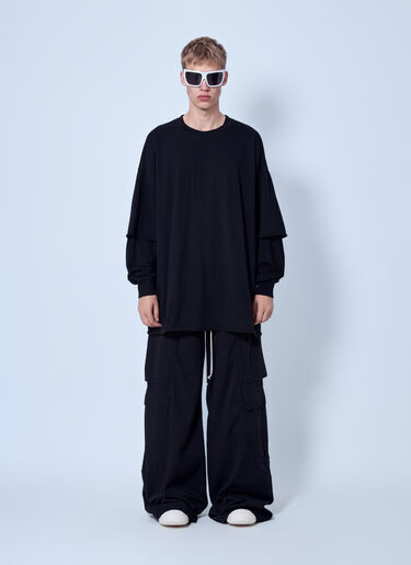 LN-CC® - Rick Owens DRKSHDW: Tommy Hustler Top - Black Rick Owens DRKSHDW Tommy Hustler Top Black drk0166015