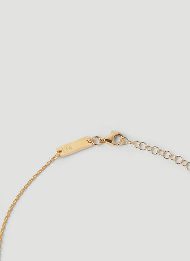 Maison Margiela 数字徽标指环项链 金色 mla0245033