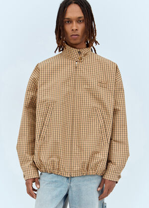 Miu Miu Check Jacket Burgundy miu0159006