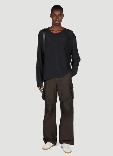 Double Lock Sweater Our Legacy Double Lock Sweater Black our0153001