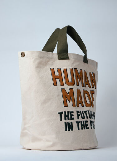 HUMAN MADE 大号帆布托特包  白色 hmd0161010