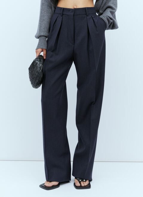 Sportmax Wool Tailored Pants Grey spx0254002
