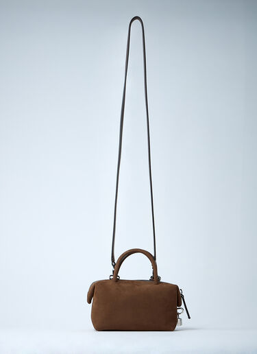 Small Holdall Shoulder Bag Max Mara Small Holdall Shoulder Bag Dark Brown max0261040