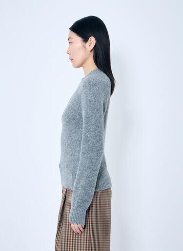 Dries Van Noten Texas Wool-Blend Sweater Grey dvn0258025