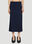 Jil Sander 스플릿 테일러드 스커트 블루 jil0249004