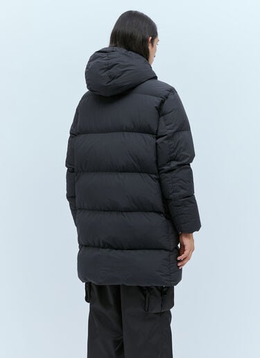 Stone Island Real Down Compass Patch Coat Black sto0154010