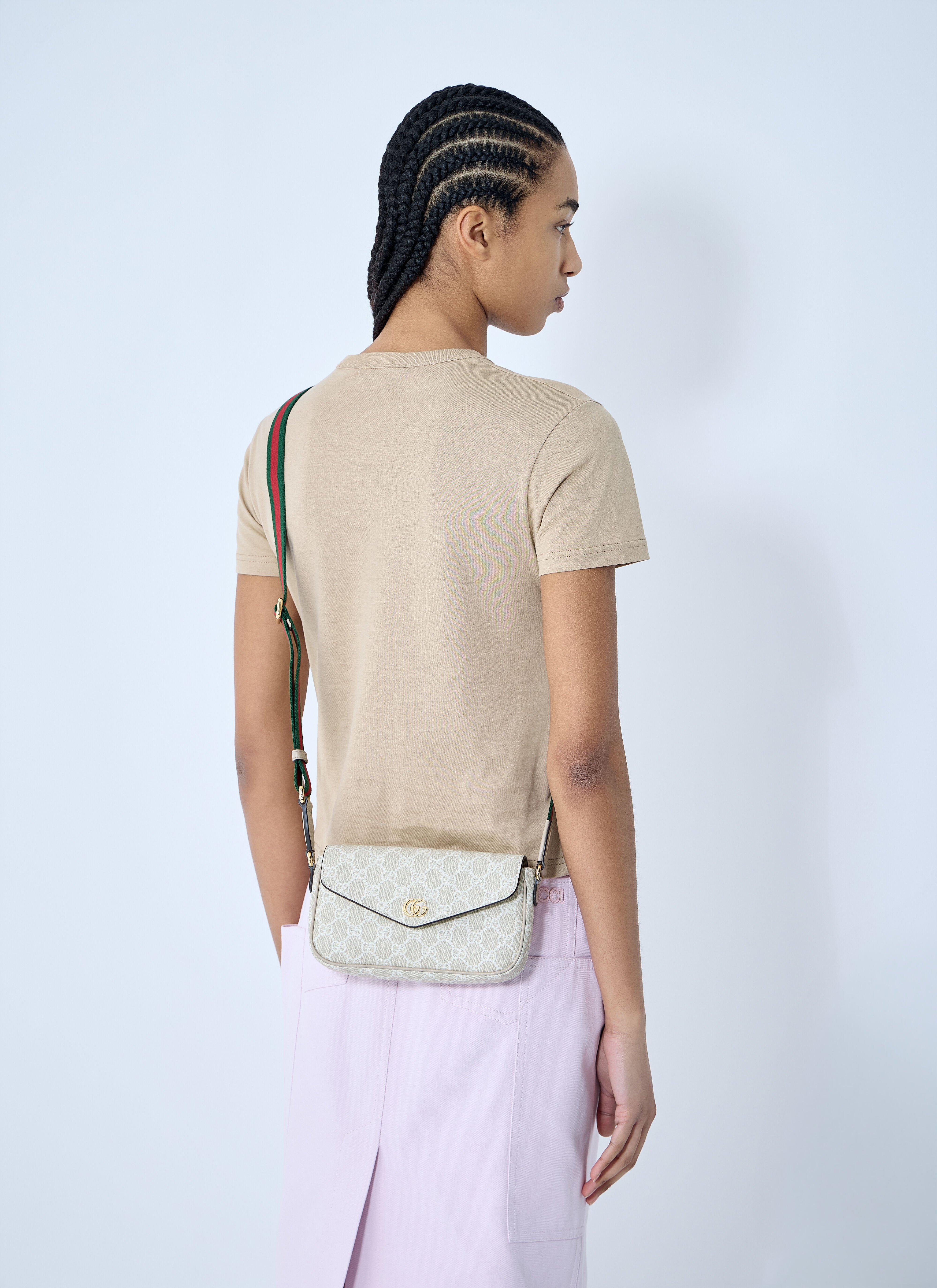 Gucci レディース ミニ [オフィディア] クロスボディバッグ の ベージュ | LN-CC®