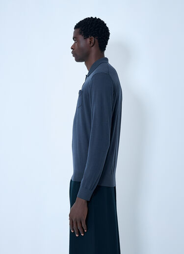 Wool Polo Sweater Lacoste Wool Polo Sweater Blue lac0162007