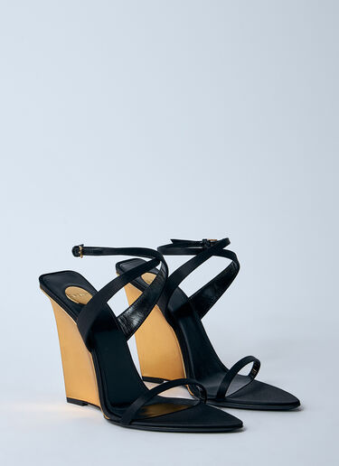 Saint Laurent Salomé Wedges Black sla0259022