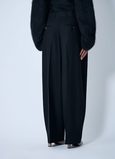 TOTEME Wide Flannel pants Black tot0263023