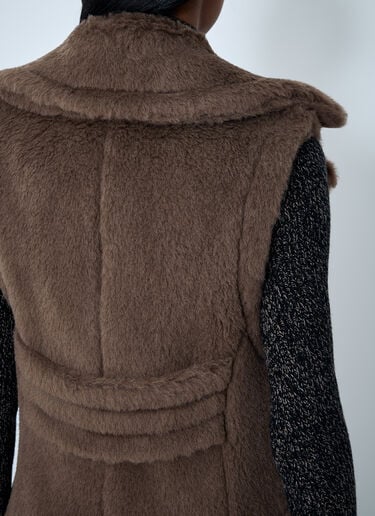 Double-Breasted Gilet Max Mara Double-Breasted Gilet Brown max0262064