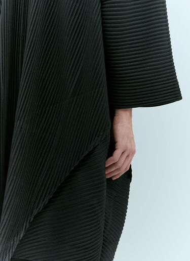 Homme Plissé Issey Miyake December Coat Black hmp0155005
