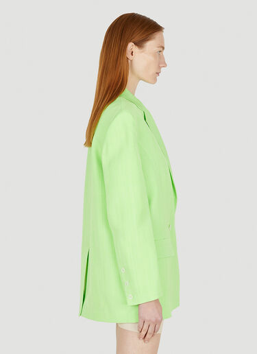 Jacquemus La Veste Marino Blazer Green jac0248004