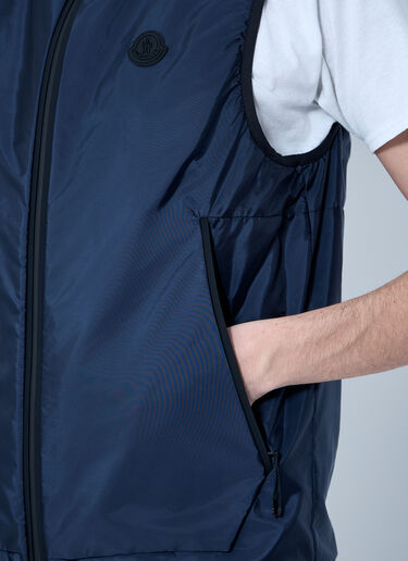 Moncler Moretan Hooded Vest Navy mon0160006