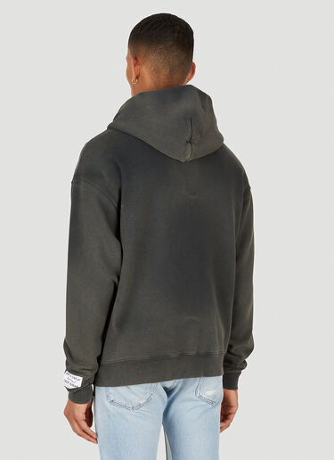 Gallery Dept. Logo Print Zip Up Hooded Sweatshirt Grey gdp0147032