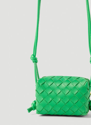 Bottega Veneta Loop Intrecciato Mini Shoulder Bag Green bov0251025