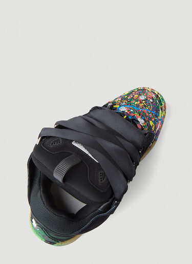 Lanvin x Gallery Dept. Paint Splatter Curb Sneakers Black lag0148016