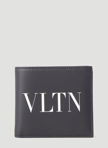 Valentino VLTN Logo Bi-Fold Wallet Black val0137012