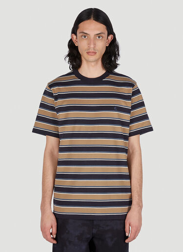 Carhartt WIP Leone Striped T-Shirt Camel wip0151033