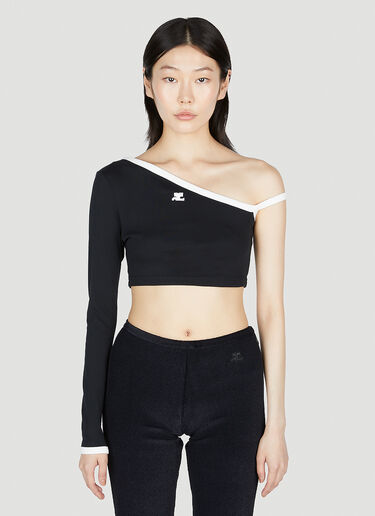 Courrèges Asymmetric Top Black cou0252021