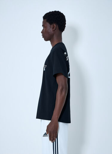 Logo Motif Crewneck T-Shirt Awake NY Logo Motif Crewneck T-Shirt Black awk0164012