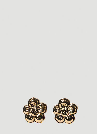 Kenzo Boke Flower Earrings Gold knz0253027