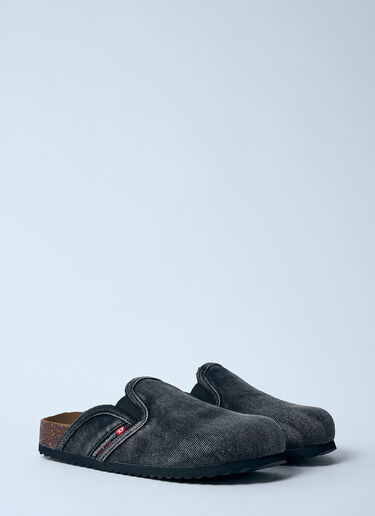 Diesel D-Woodstock Slip-On Shoes Black dsl0259027