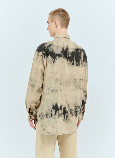 Acne Studios Tie-Dye Denim Shirt Beige acn0155020