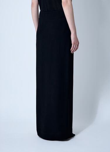 TOTEME High Slit Skirt Black tot0261058