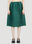Pleats Please Issey Miyake Jacquard A-Line Skirt Black plp0252016