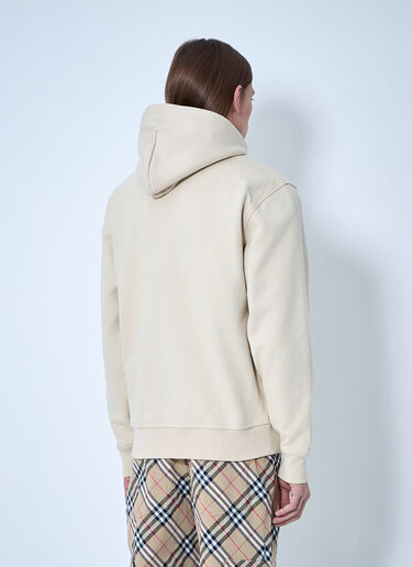 Burberry 徽标贴饰连帽运动衫  米色 bur0159004