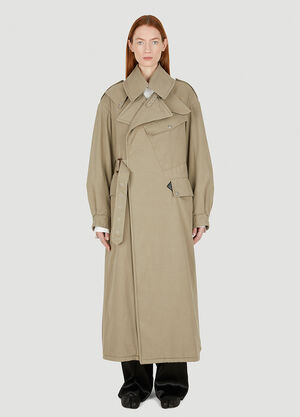 Maison Margiela Reversible Trench Coat Beige mla0255001