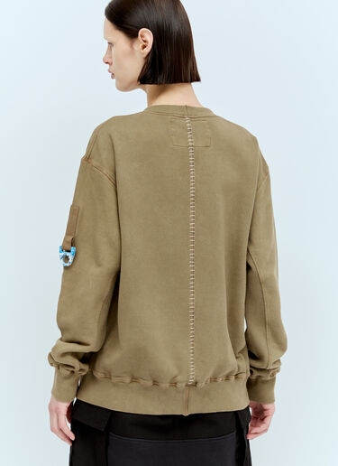 Space Available Artisan Sweatshirt Khaki spa0356011