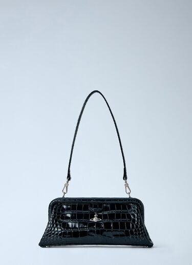 LN-CC® - Vivienne Westwood: Jane Frame 钱包 - 黑色 Vivienne Westwood Jane Frame 钱包 黑色 vvw0265064