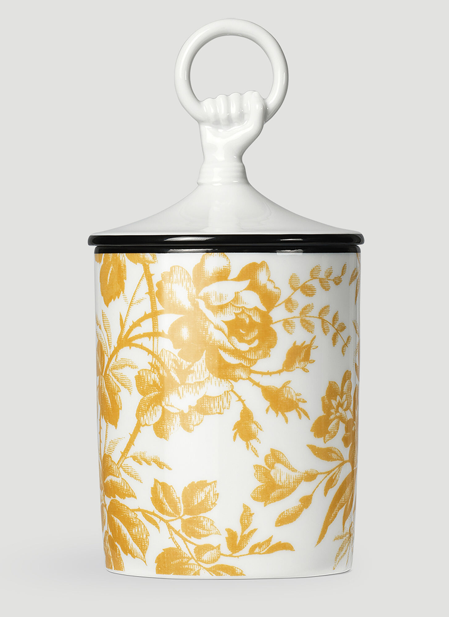 Shop Gucci Herbarium Candle In Yellow