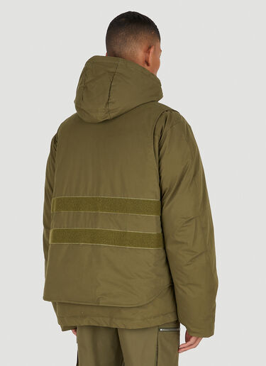Helmut Lang 코튼 나일론 퍼퍼 재킷 카키 hlm0147003