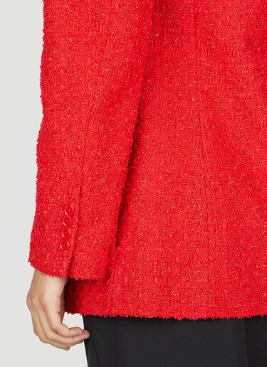 Balenciaga DB Hourglass Tailored Blazer Red bal0253014