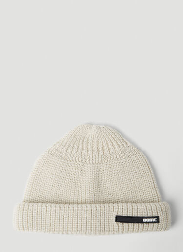 OAMC Peak Beanie Hat White oam0154017