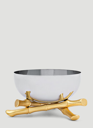 L'Objet Small Bambou Bowl Silver wps0639512