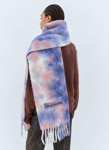 Acne Studios Tie-Dye Scarf Purple acn0258025