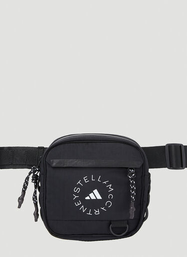 adidas by Stella McCartney Logo Print Belt Bag Black asm0251040