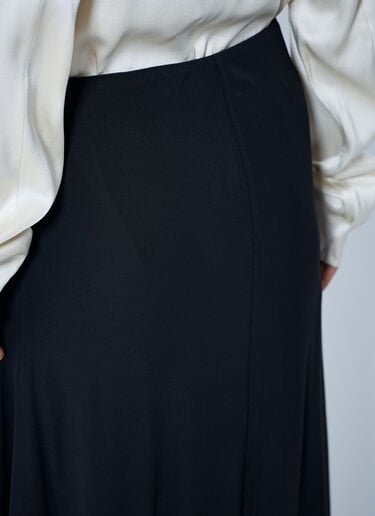 Toteme Flared Jersey Skirt Black tot0265080
