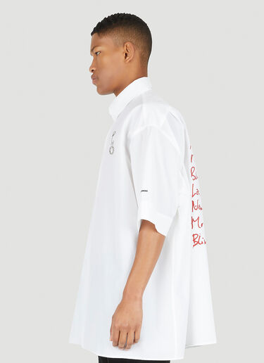 Raf Simons x Fred Perry Oversized Shirt White rsf0147015