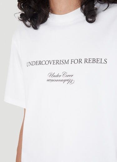 UNDERCOVER Undercoverism Is For Rebels T-Shirt White und0146002
