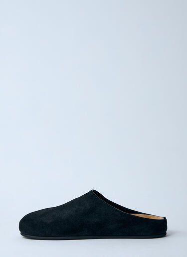 The Row Hugo 拖鞋  黑色 row0260027
